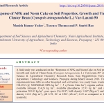 Response of NPK and Neem Cake on Soil Properties